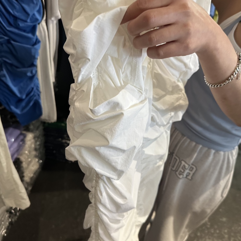 ELF-L韓國東大門直郵女士新品26夏季休閑推薦時尚長裙褶皺PROJECT ELF/ELF-L長裙
