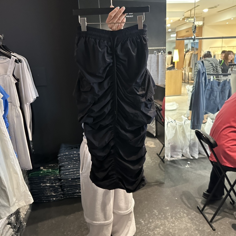 ELF-L韓國東大門直郵女士新品26夏季休閑推薦時尚長裙褶皺PROJECT ELF/ELF-L長裙圖色3