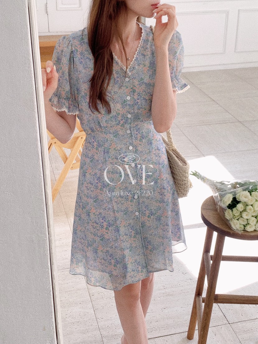 OVE韓國東大門代購女裝新品熱賣時尚休閑人氣26夏季連衣裙OVE連衣裙