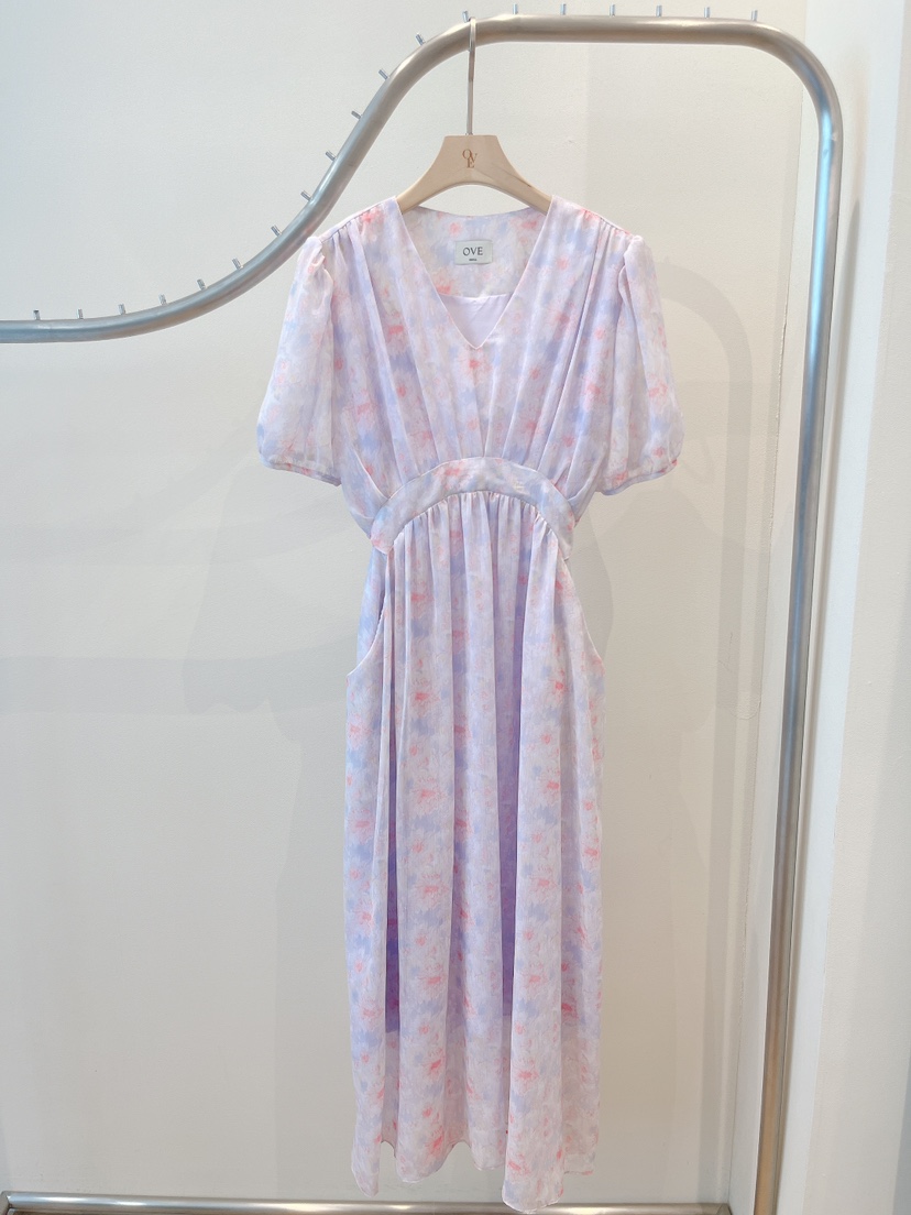 OVE韓國東大門直郵女士新品26夏季人氣休閑熱賣推薦連衣裙OVE連衣裙圖色2