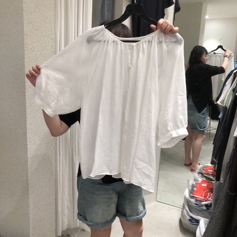SSEMIENNE韓國直郵實拍女士新品熱賣26春夏26夏季襯衫蕾絲衫SSENIQUE/SSEMIENNE襯衫/蕾絲衫圖色2