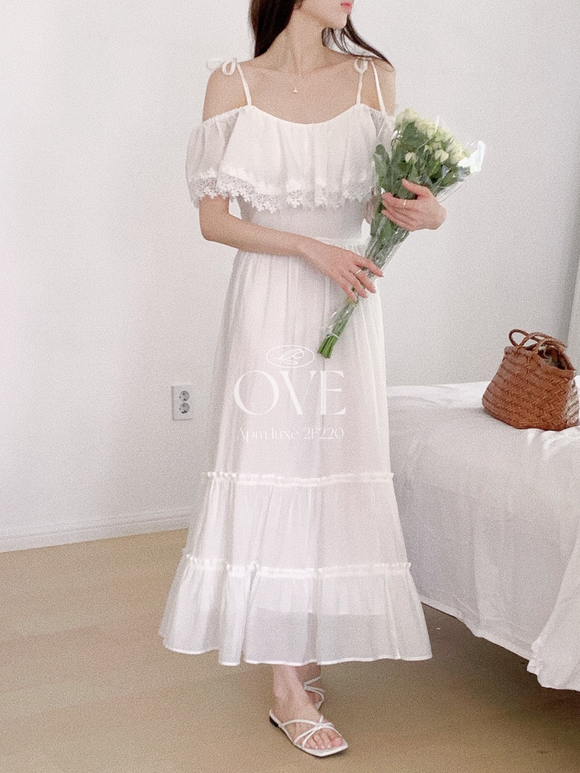 OVE韓國直郵女士新品職業26春夏時尚推薦26夏季熱賣連衣裙鵝OVE連衣裙