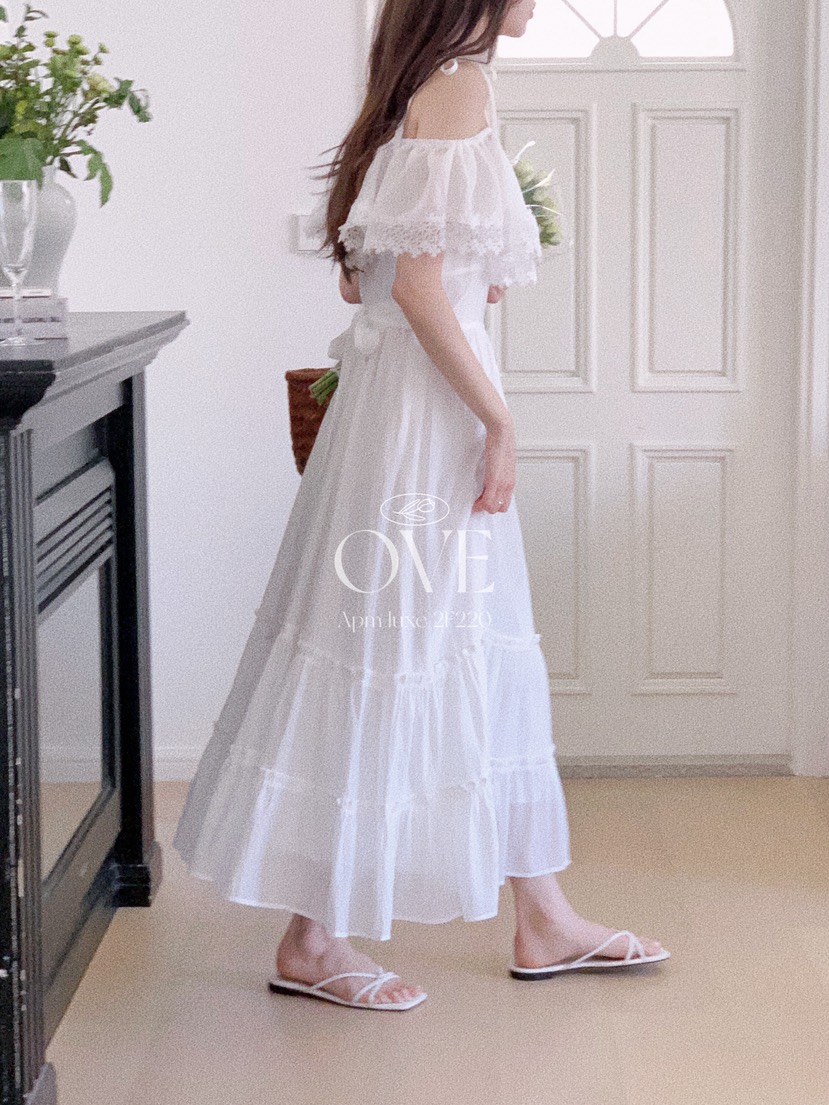 OVE韓國直郵女士新品職業26春夏時尚推薦26夏季熱賣連衣裙鵝OVE連衣裙