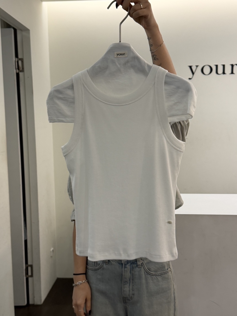 YOUR-P韓國代購女士新品熱賣人氣職業推薦26夏季吊帶背心無袖YOUR-P吊帶/背心圖色1