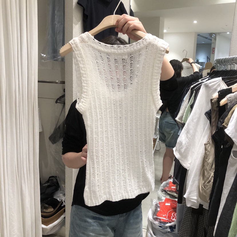SSEMIENNE韓國直郵實拍女士新款熱賣休閑時尚26夏季吊帶背心SSENIQUE/SSEMIENNE吊帶/背心