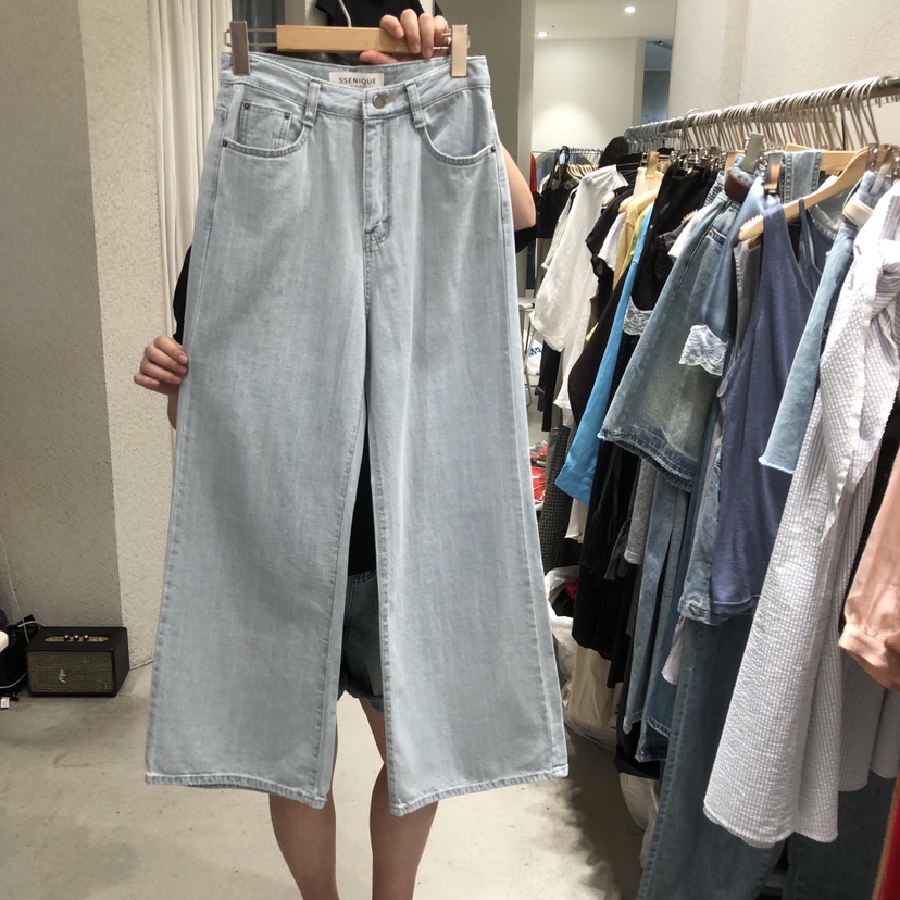 SSEMIENNE韓國直郵女裝新品26春夏人氣推薦職業時尚牛仔褲SSENIQUE/SSEMIENNE牛仔褲圖色1