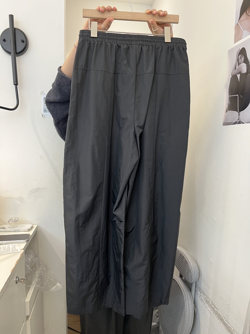 OUVIR韓國代購女裝新品人氣時尚推薦26夏季休閑褲尼龍透明O.V.R/OUVIR休閑褲