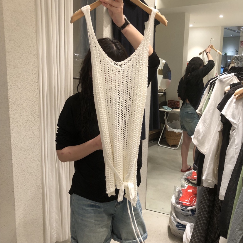 SSEMIENNE韓國東大門直郵女裝新款休閑26夏季人氣吊帶背心SSENIQUE/SSEMIENNE吊帶/背心圖色1
