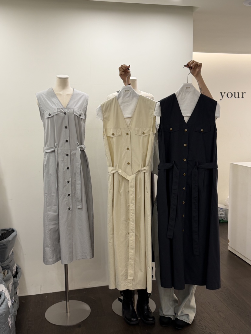YOUR-P韓國東大門代購女士新品推薦26春夏連衣裙含腰帶SYOUR-P連衣裙