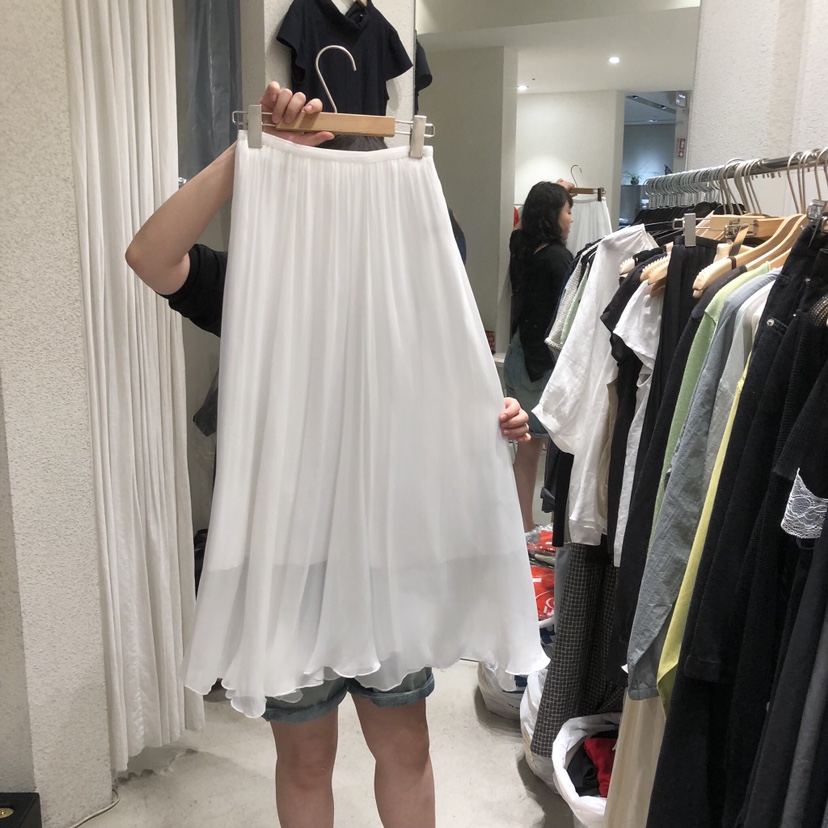 SSEMIENNE韓國代購女裝新款人氣時尚休閑26夏季推薦長裙絲質SSENIQUE/SSEMIENNE長裙圖色2