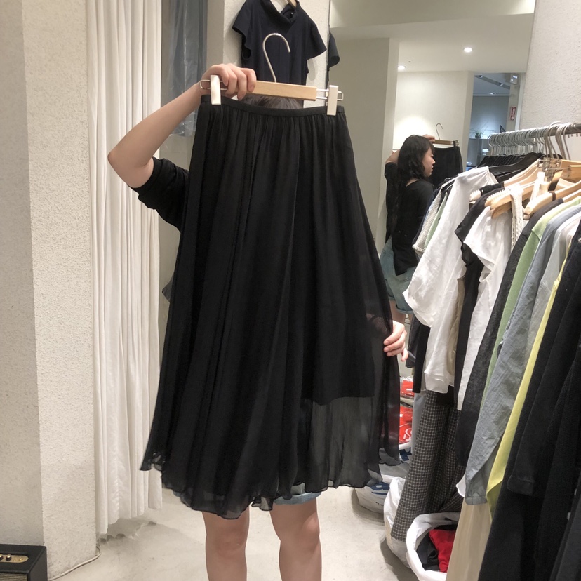SSEMIENNE韓國代購女裝新款人氣時尚休閑26夏季推薦長裙絲質SSENIQUE/SSEMIENNE長裙圖色3