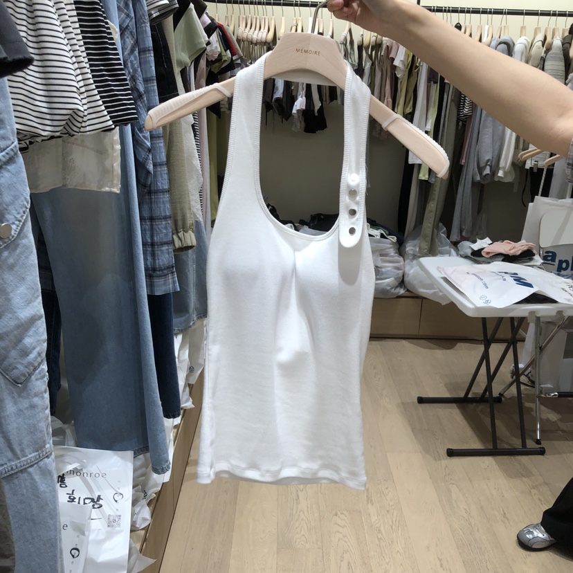 MEMOIRE東大門實拍韓國女士新品26春夏推薦時尚職業吊帶背心MEMOIRE吊帶/背心圖色1