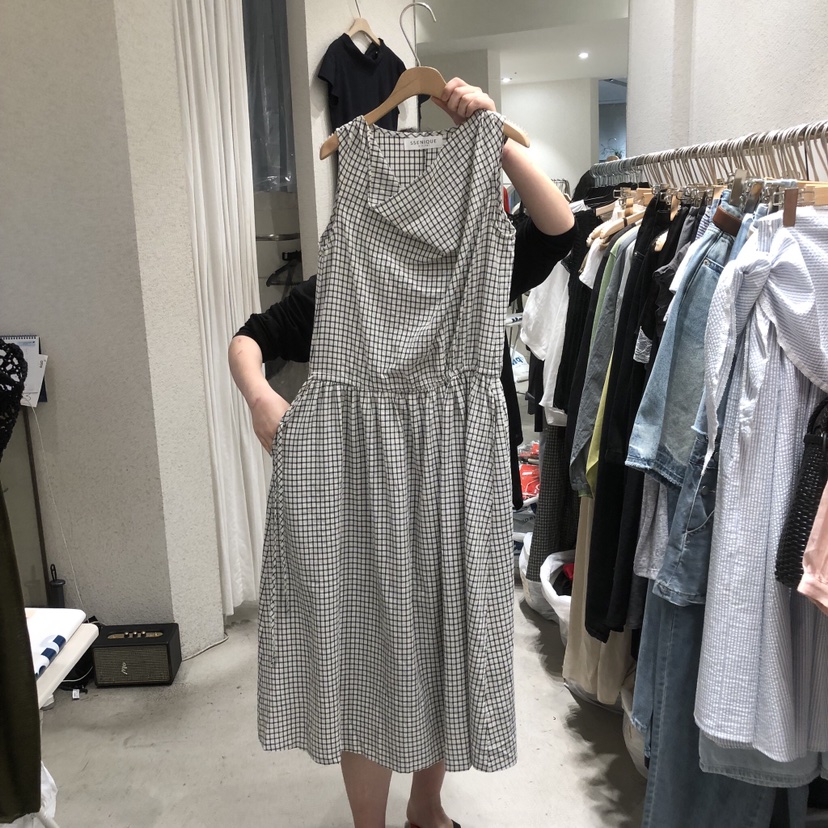 SSEMIENNE韓國直郵實拍女裝新品人氣26夏季26春夏連衣裙格紋SSENIQUE/SSEMIENNE連衣裙圖色1