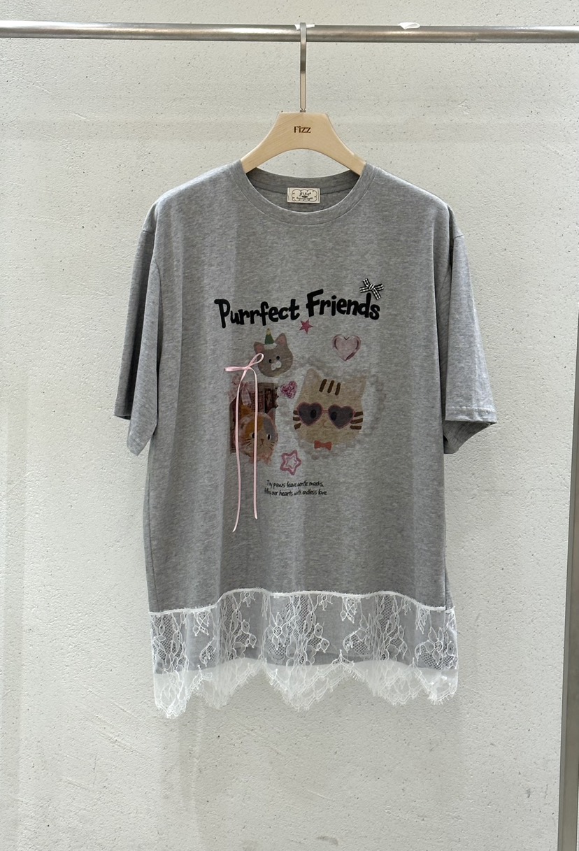 FIZZ韓國代購女士新品時尚職業人氣26春夏休閑推薦26夏季T恤FIZZT恤圖色2