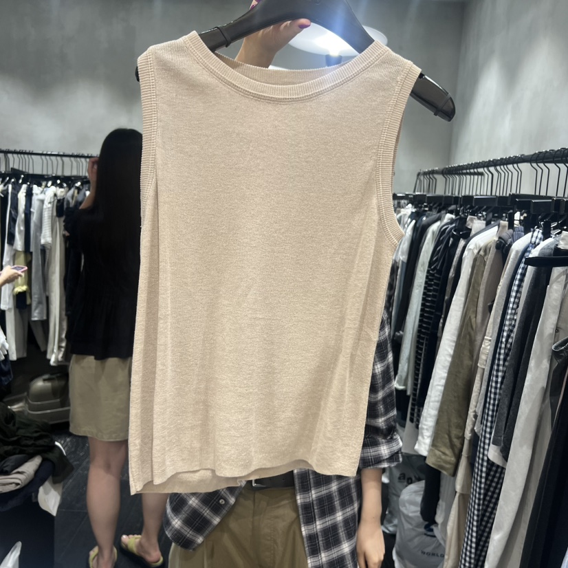 TUG韓國東大門代購女裝新品休閑熱賣職業吊帶背心棉質無袖TUG吊帶/背心圖色4