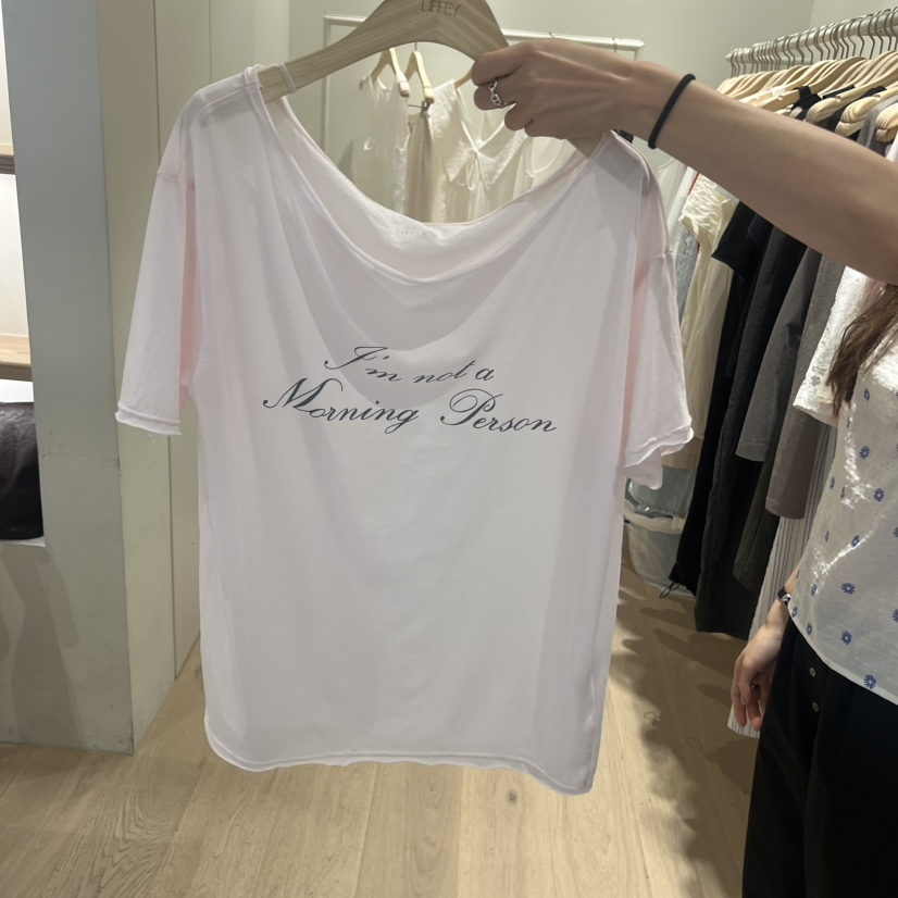 LIFFEY東大門實拍韓國女裝新品26夏季推薦熱賣26春夏休閑T恤LIFFEYT恤圖色1