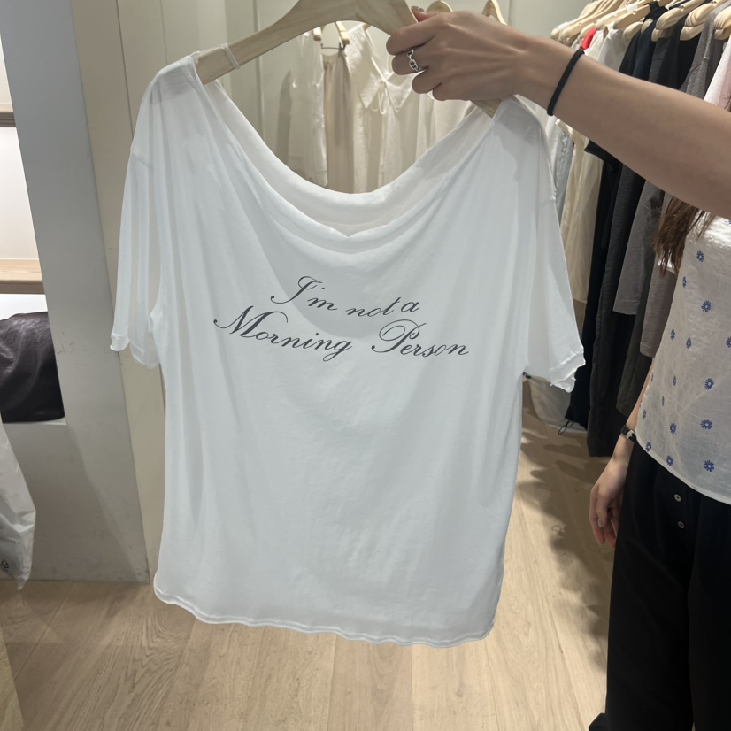 LIFFEY東大門實拍韓國女裝新品26夏季推薦熱賣26春夏休閑T恤LIFFEYT恤圖色2