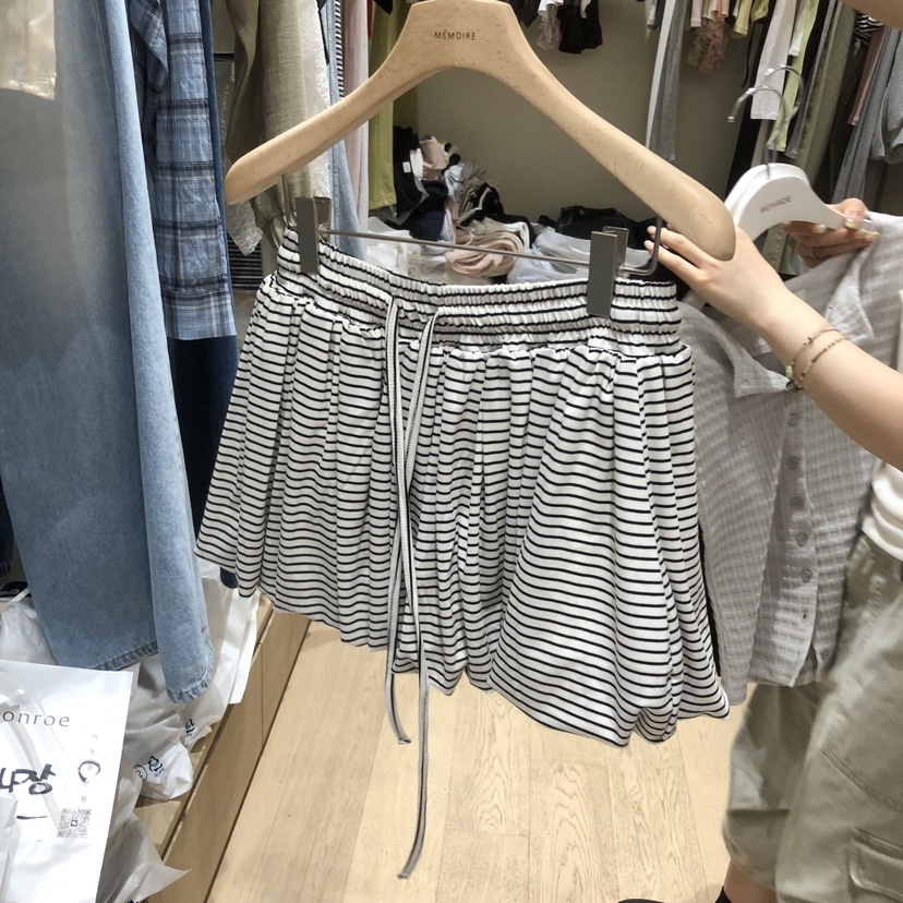MEMOIRE韓國直郵女裝新品時尚26夏季熱賣人氣休閑26春夏裙褲MEMOIRE裙褲圖色2