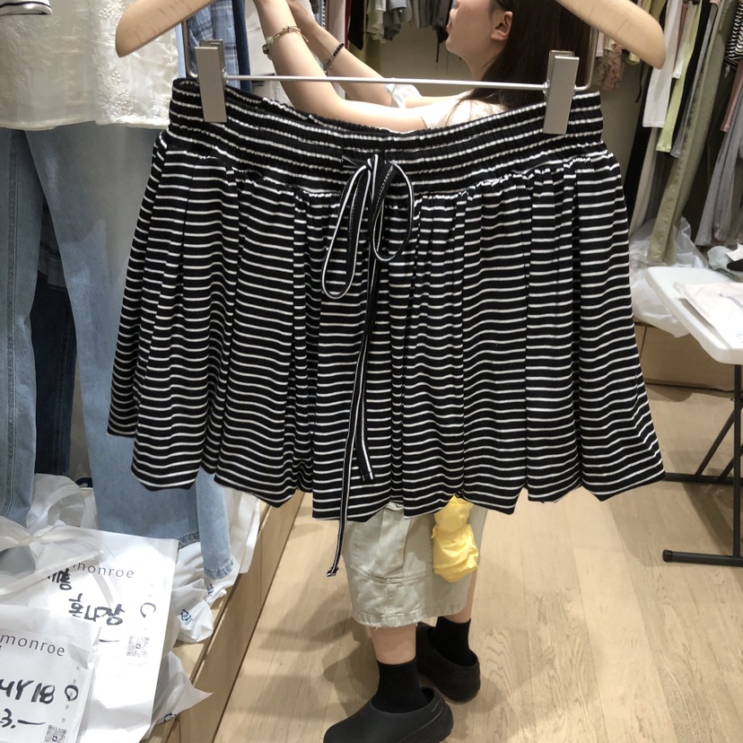 MEMOIRE韓國直郵女裝新品時尚26夏季熱賣人氣休閑26春夏裙褲MEMOIRE裙褲圖色3