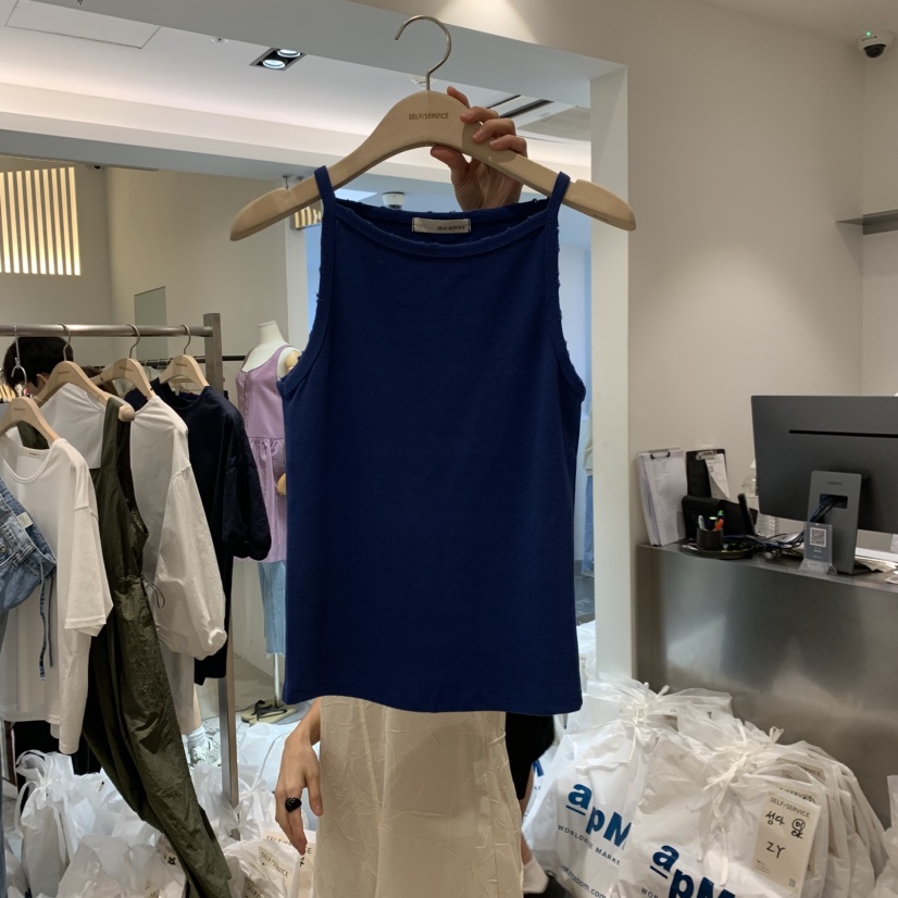 SELF SERVICE韓國東大門直郵女士新品職業人氣熱賣吊帶背心SELF SERVICE吊帶/背心圖色4