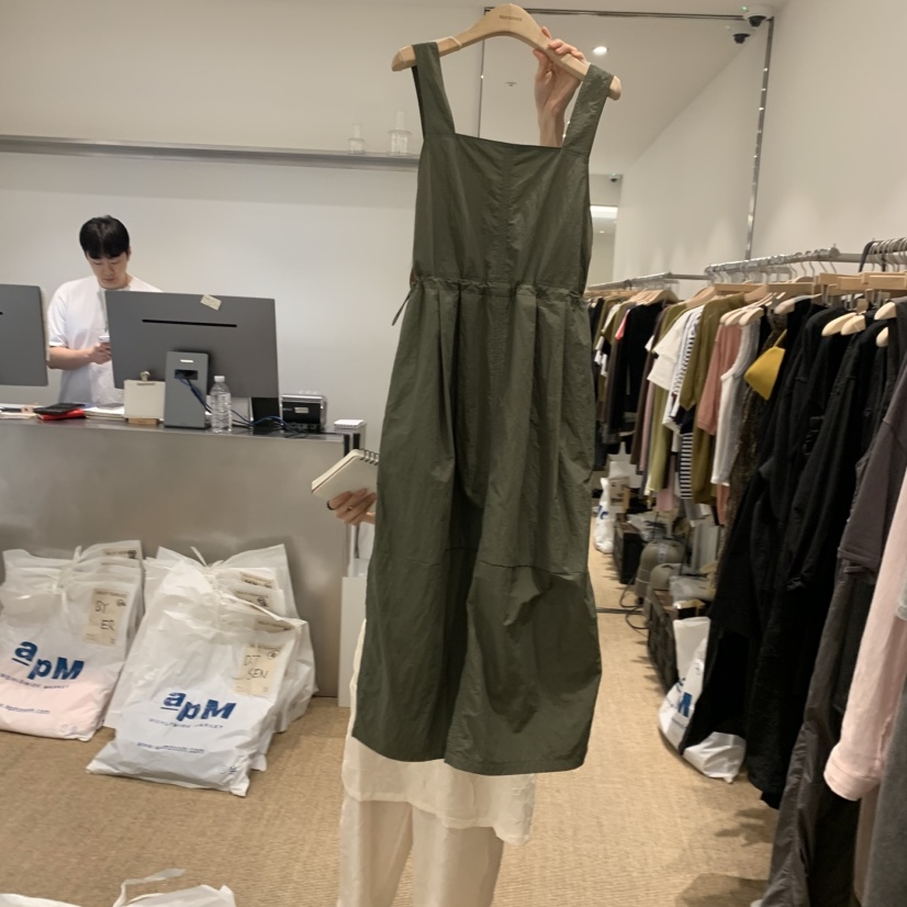 SELF SERVICE韓國直郵實拍女裝新品26夏季休閑連衣裙尼龍SELF SERVICE連衣裙圖色2