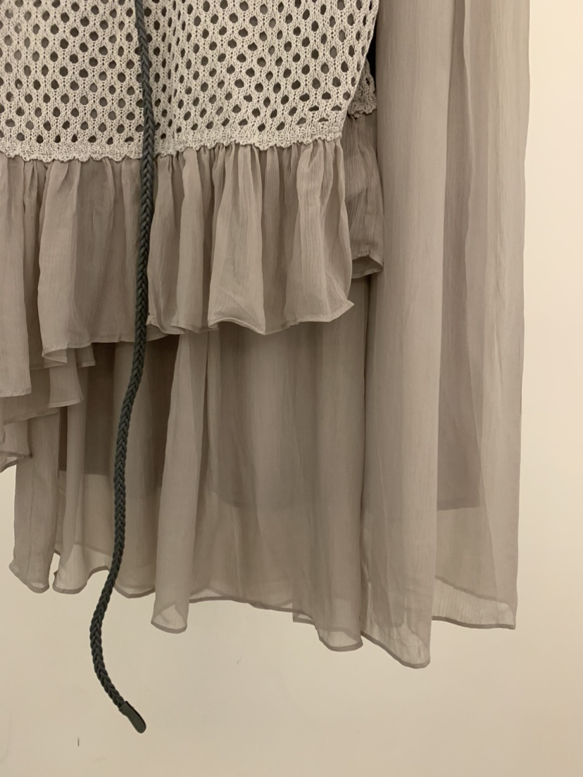 UNDER KEY韓國直郵女裝新品26春夏熱賣休閑套裝含腰帶網狀UNDER KEY套裝