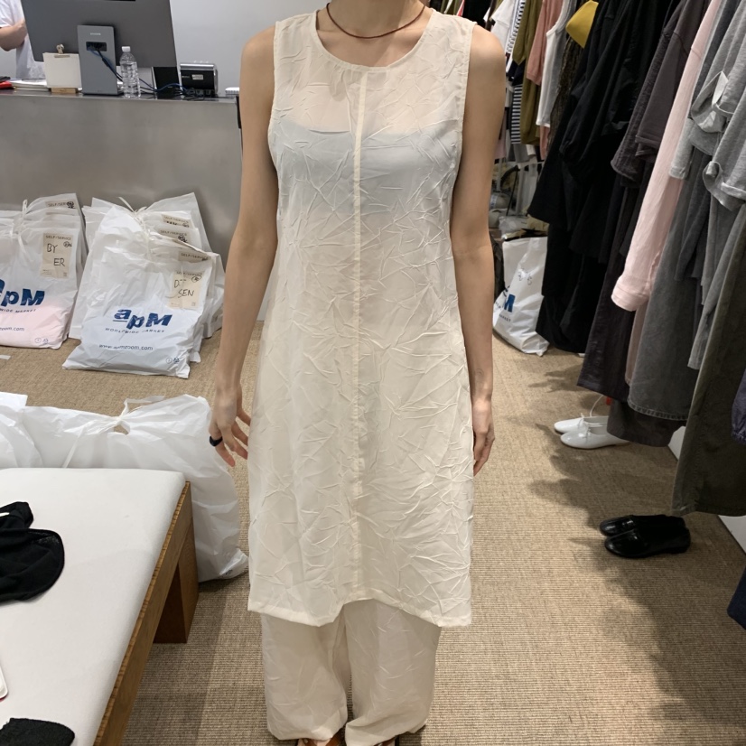 SELF SERVICE東大門實拍韓國女士新款職業熱賣連衣裙褶皺SELF SERVICE連衣裙圖色1