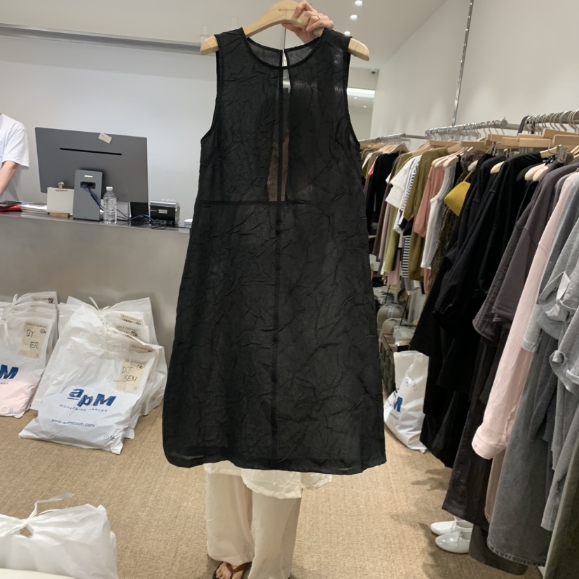 SELF SERVICE東大門實拍韓國女士新款職業熱賣連衣裙褶皺SELF SERVICE連衣裙圖色2