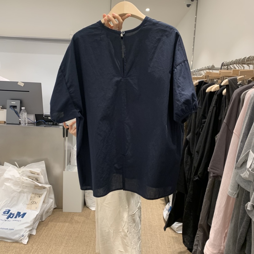 SELF SERVICE韓國東大門直郵女裝新品熱賣26夏季襯衫蕾絲衫SELF SERVICE襯衫/蕾絲衫