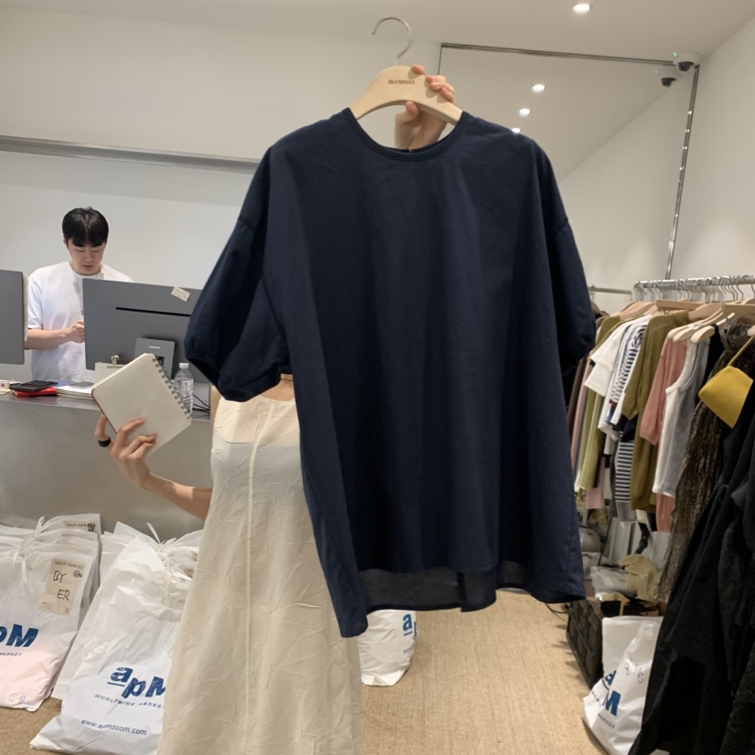 SELF SERVICE韓國東大門直郵女裝新品熱賣26夏季襯衫蕾絲衫SELF SERVICE襯衫/蕾絲衫圖色2