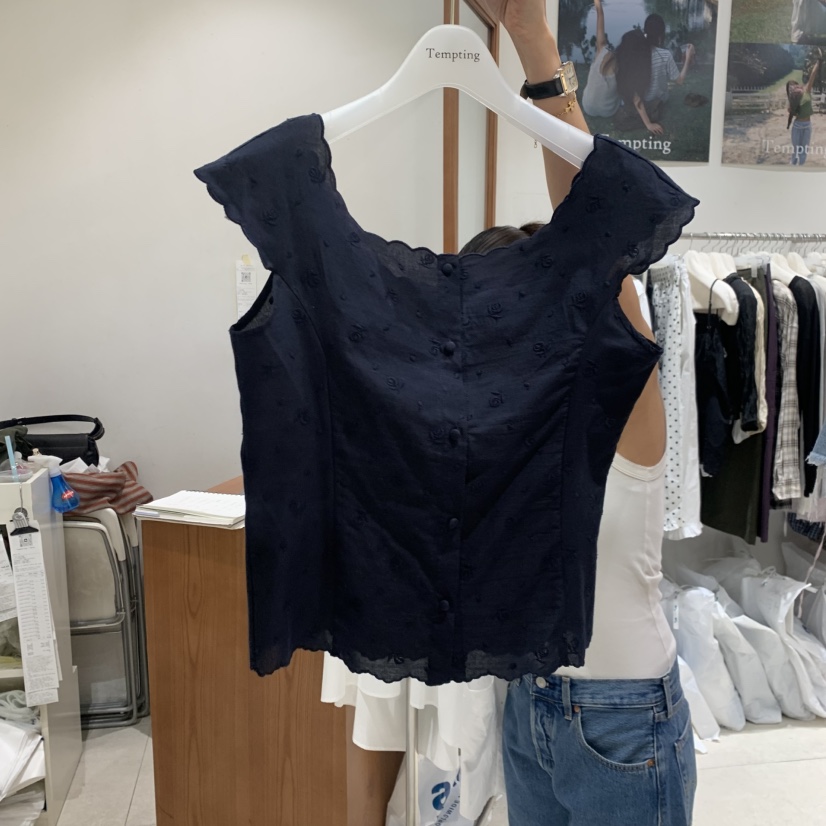 TEMPTING韓國直郵女裝新品時尚人氣26春夏推薦襯衫蕾絲衫TEMPTING襯衫/蕾絲衫圖色2