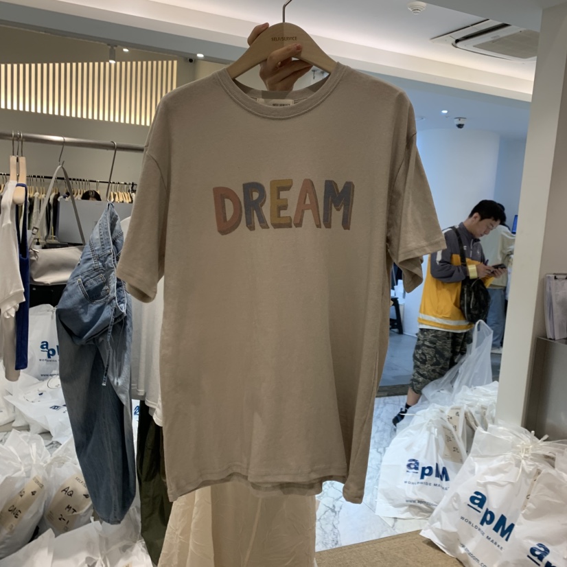 SELF SERVICE韓國代購女士新品休閑26夏季職業人氣熱賣T恤SELF SERVICET恤圖色1
