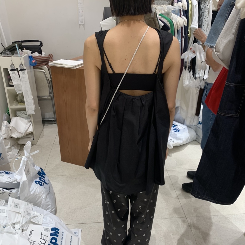 TEMPTING韓國東大門代購女士新品26夏季吊帶背心棉質無袖TEMPTING吊帶/背心