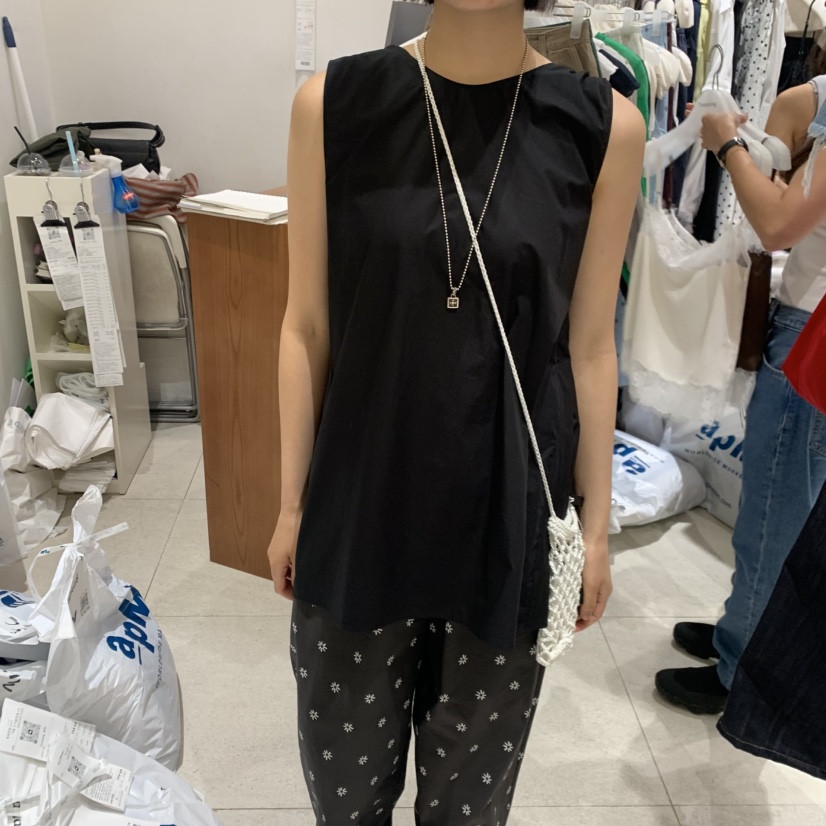 TEMPTING韓國東大門代購女士新品26夏季吊帶背心棉質無袖TEMPTING吊帶/背心圖色3
