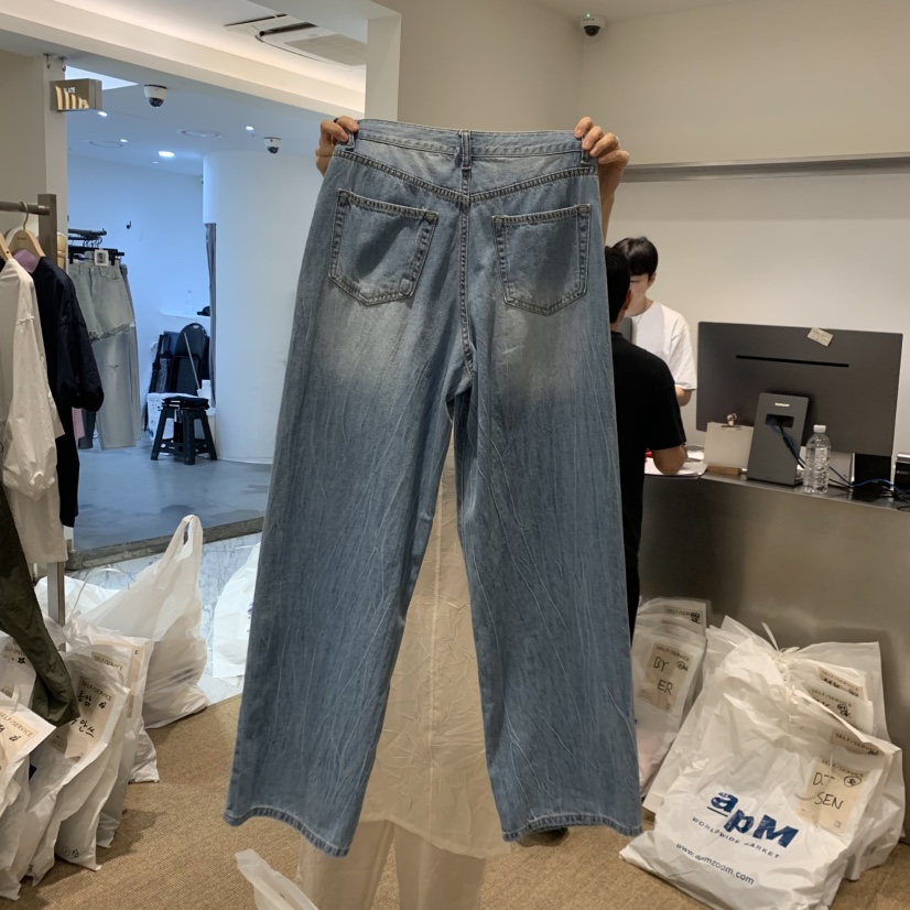 SELF SERVICE韓國直郵女裝新品推薦休閑人氣時尚26夏季牛仔褲SELF SERVICE牛仔褲