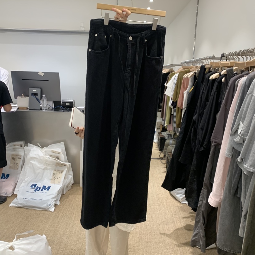SELF SERVICE韓國直郵女裝新品推薦休閑人氣時尚26夏季牛仔褲SELF SERVICE牛仔褲圖色1