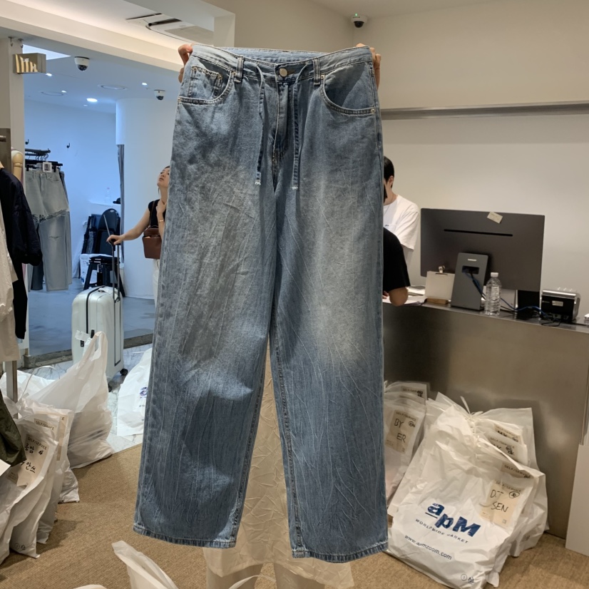 SELF SERVICE韓國直郵女裝新品推薦休閑人氣時尚26夏季牛仔褲SELF SERVICE牛仔褲圖色2