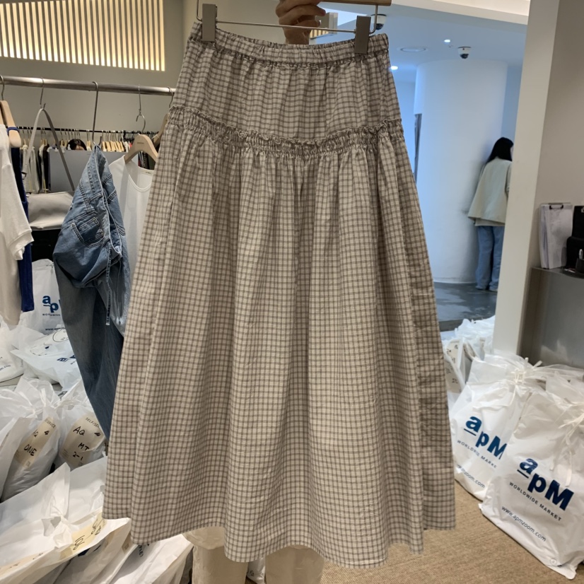 SELF SERVICE東大門實拍韓國女裝新品職業26春夏人氣長裙SELF SERVICE長裙圖色1