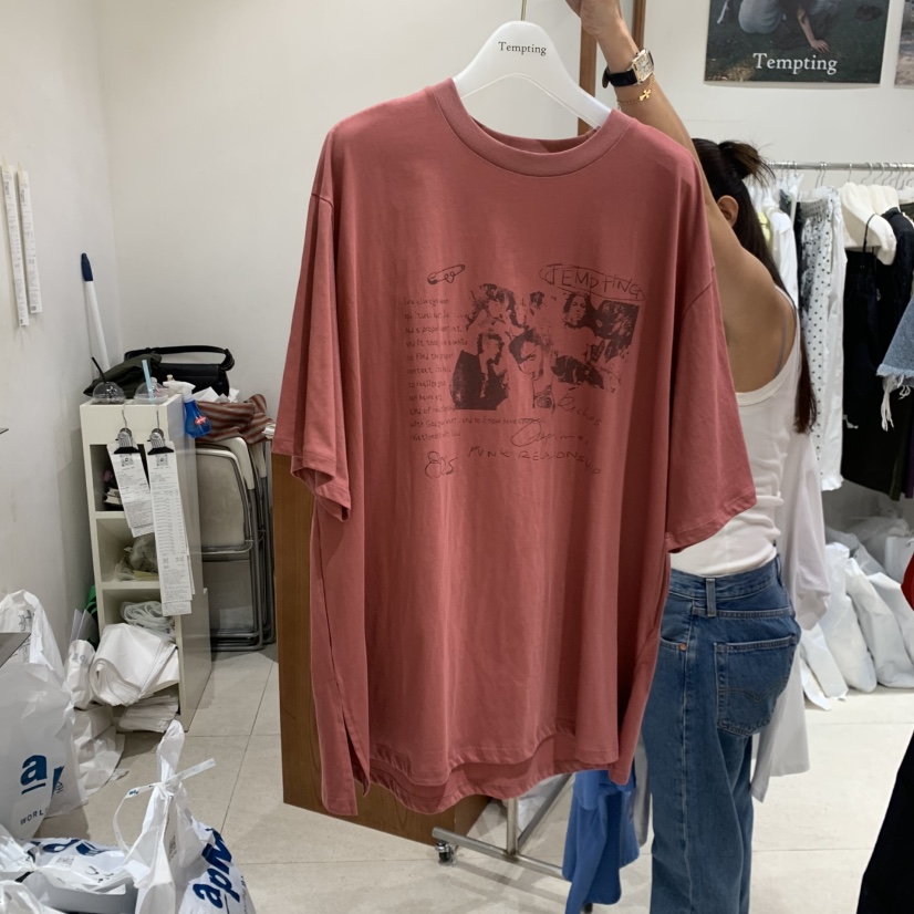 TEMPTING韓國直郵實拍女裝新款熱賣職業26春夏T恤不含腰帶TEMPTINGT恤圖色2