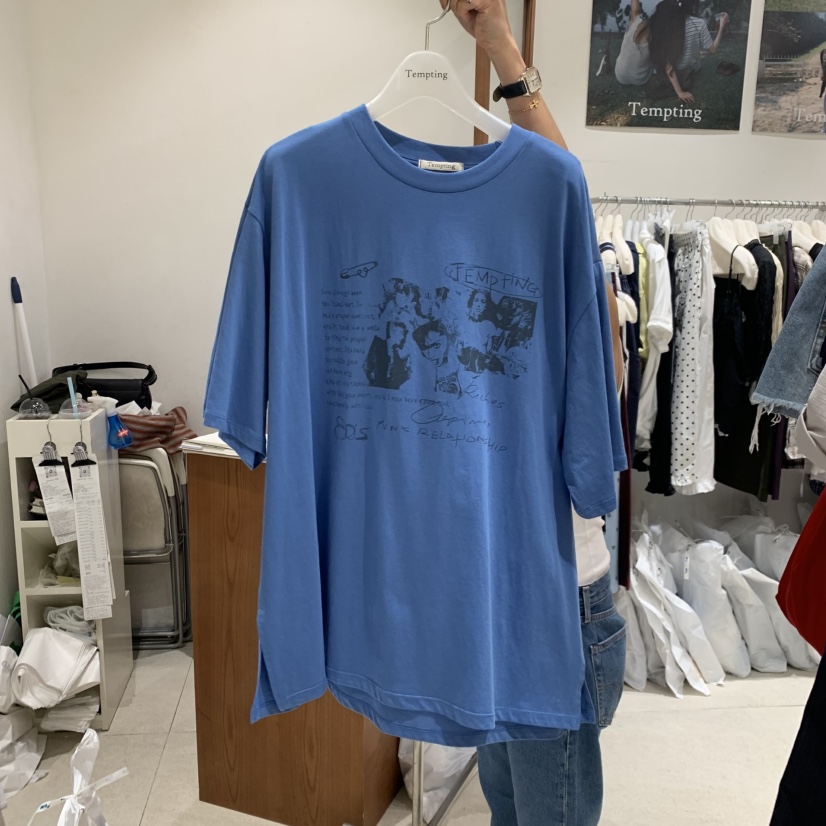 TEMPTING韓國直郵實拍女裝新款熱賣職業26春夏T恤不含腰帶TEMPTINGT恤圖色3