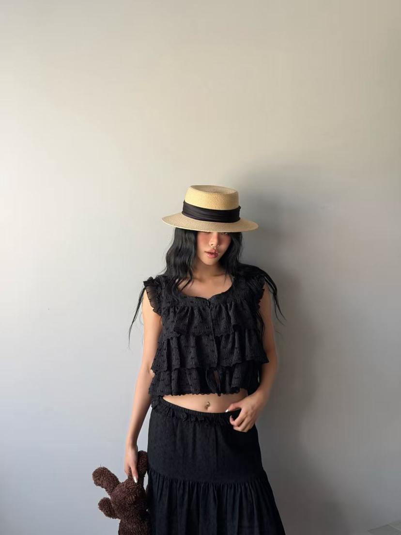 YES韓國直郵實拍女士新款職業推薦26春夏26夏季時尚吊帶背心YES吊帶/背心