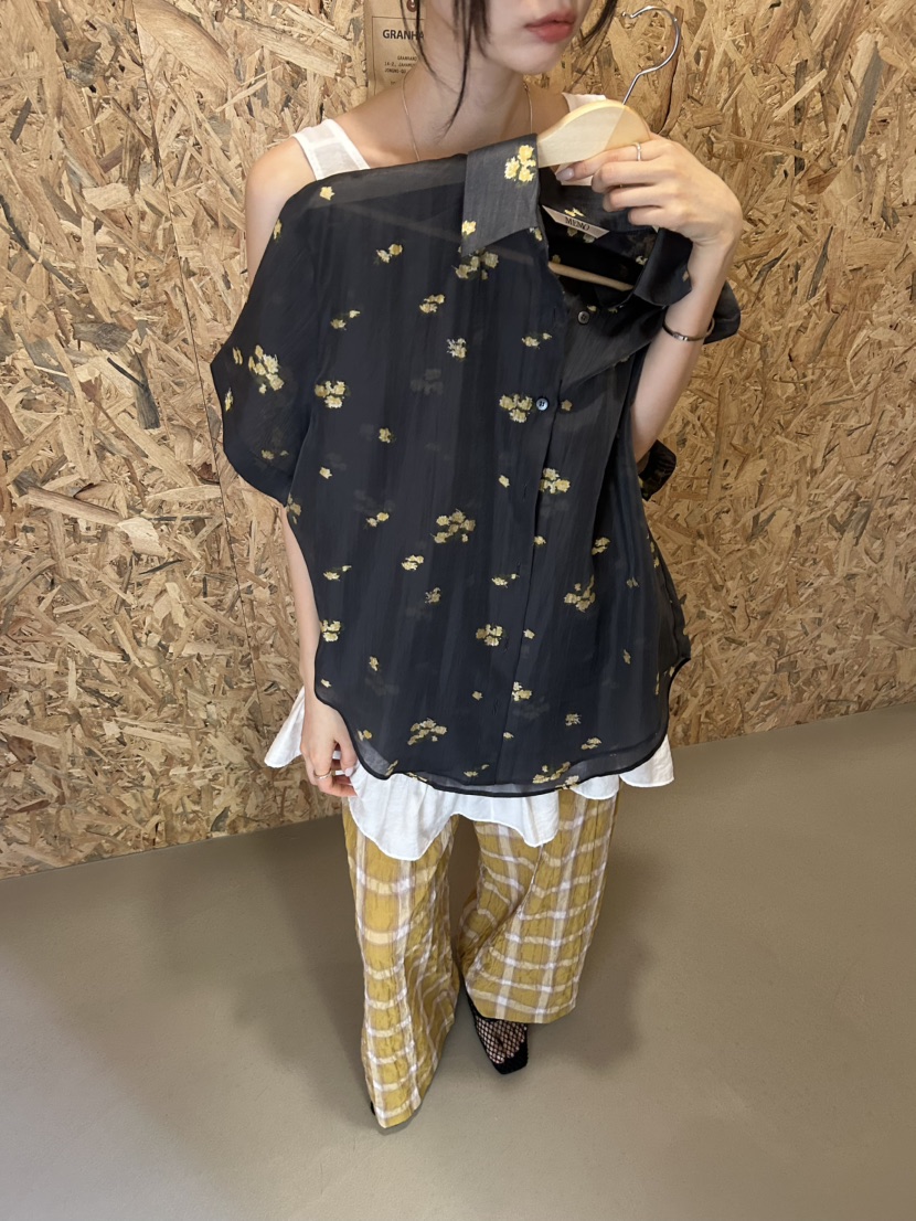 ME MO韓國代購女裝新款推薦26夏季時尚職業休閑襯衫蕾絲衫ME MO襯衫/蕾絲衫