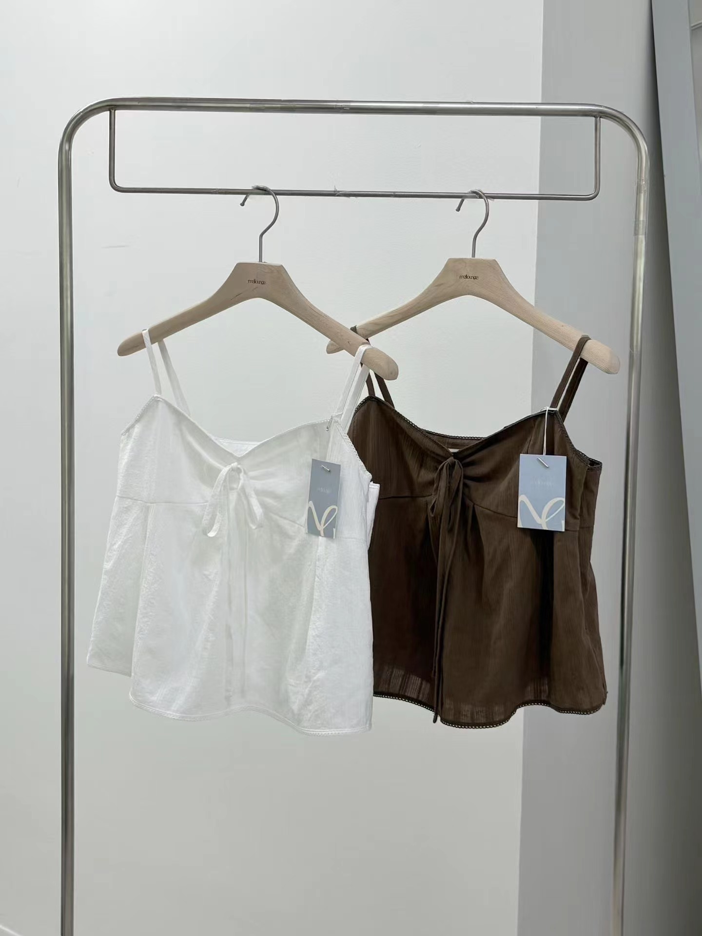 MELLOUNGE-멜라운지-T韓國代購女士新品26夏季吊帶背心MELLOUNGE-2件起吊帶/背心