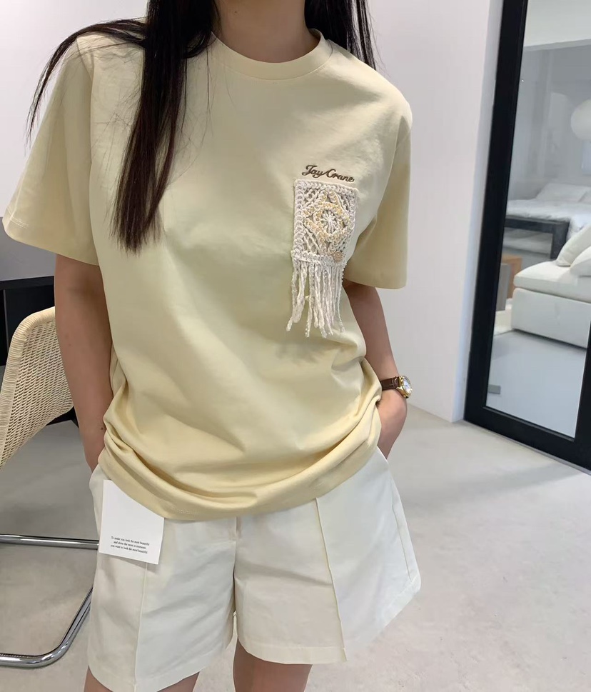 J CRANE-A韓國直郵實拍女裝新款職業26春夏休閑時尚T恤J CRANET恤