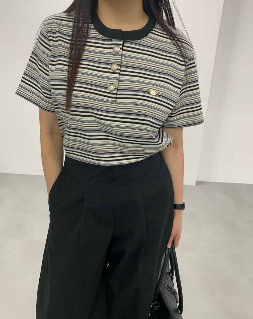 J CRANE-A韓國東大門代購女士新款休閑26春夏人氣職業T恤J CRANET恤