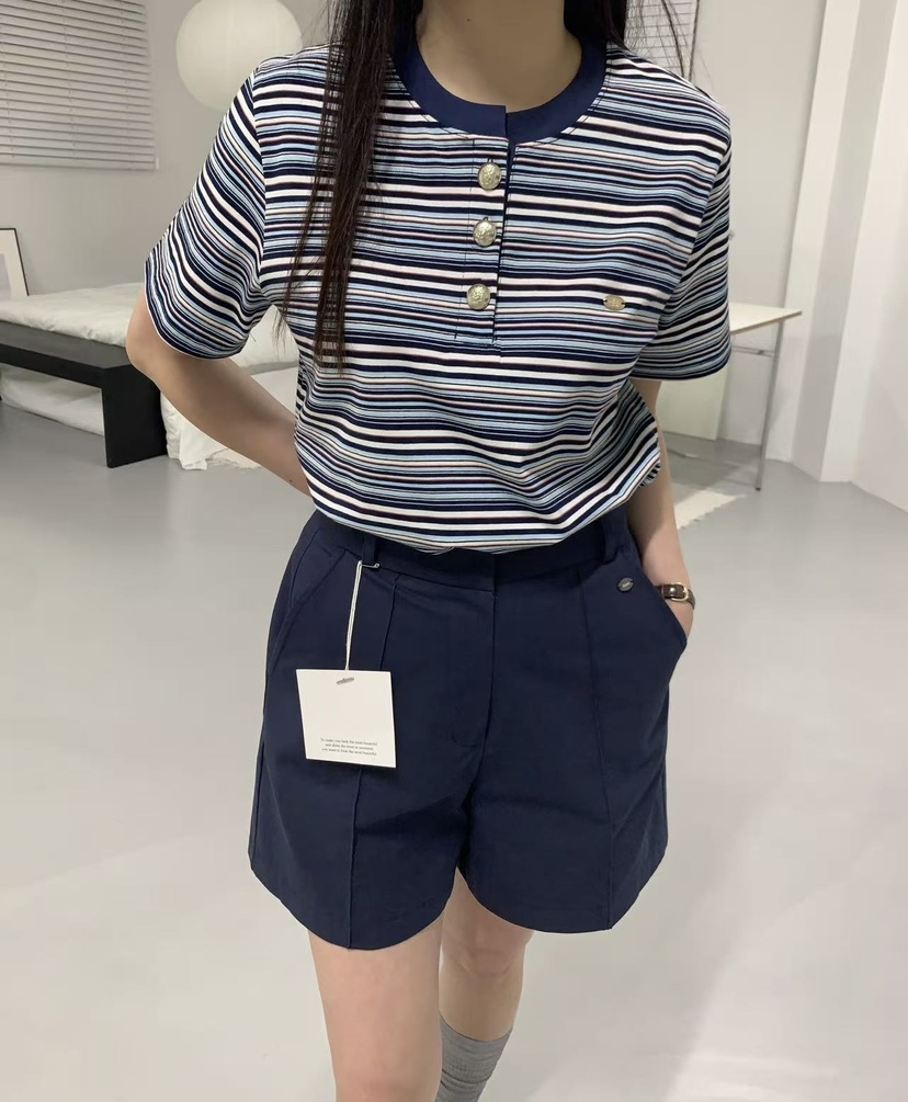 J CRANE-A韓國東大門代購女士新款休閑26春夏人氣職業T恤J CRANET恤圖色2