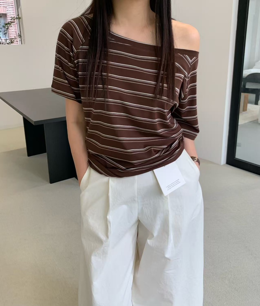 J CRANE-A韓國直郵實拍女士新款熱賣休閑時尚26春夏T恤J CRANET恤