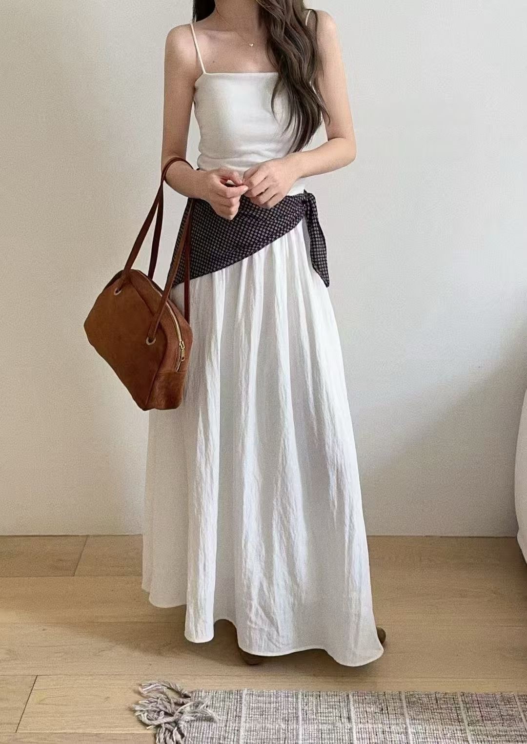 CELLONA韓國代購女士新款熱賣時尚推薦職業26春夏連衣裙系帶SCELLONA連衣裙
