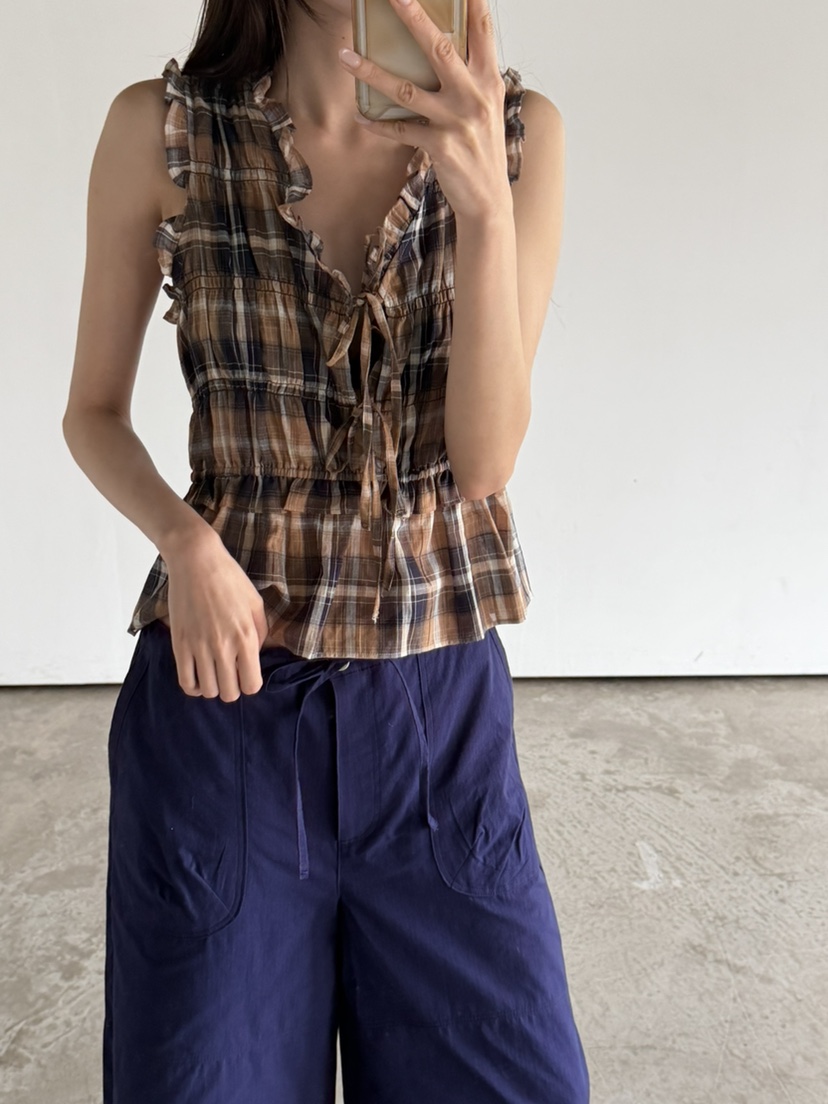 FOSET韓國代購女裝新品26夏季休閑人氣熱賣吊帶背心無袖SFOSET吊帶/背心