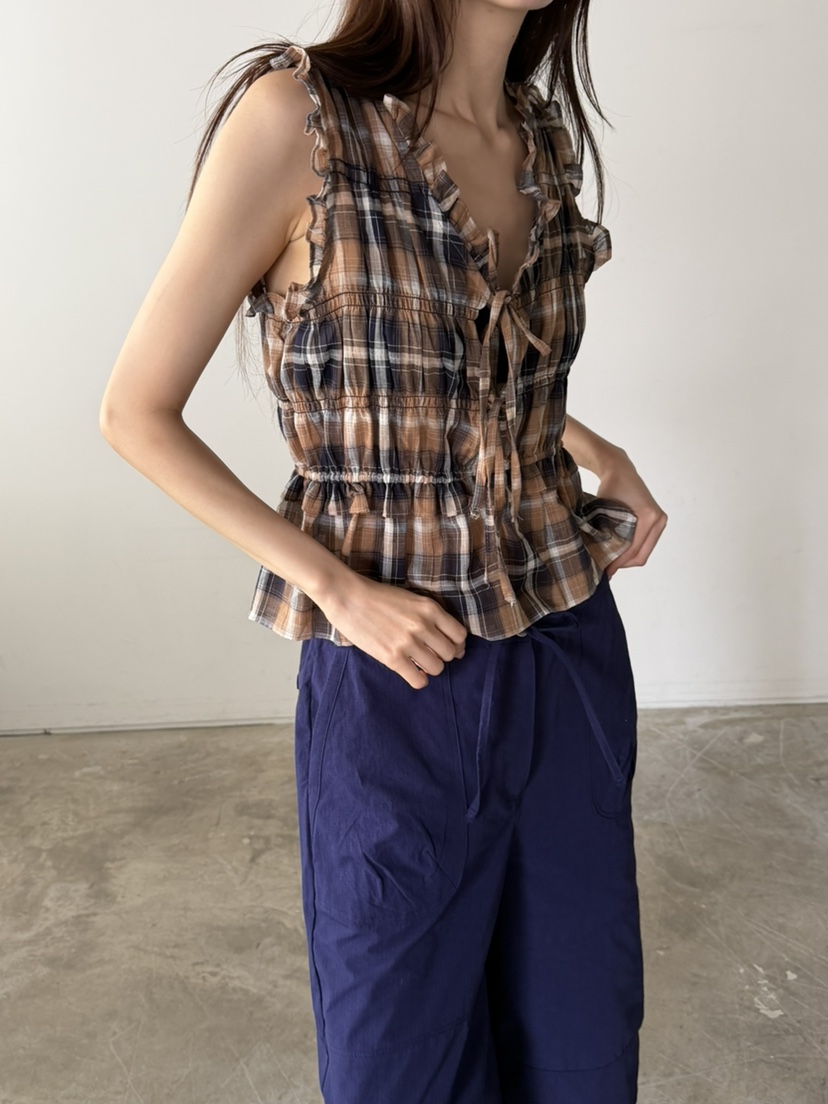 FOSET韓國代購女裝新品26夏季休閑人氣熱賣吊帶背心無袖SFOSET吊帶/背心